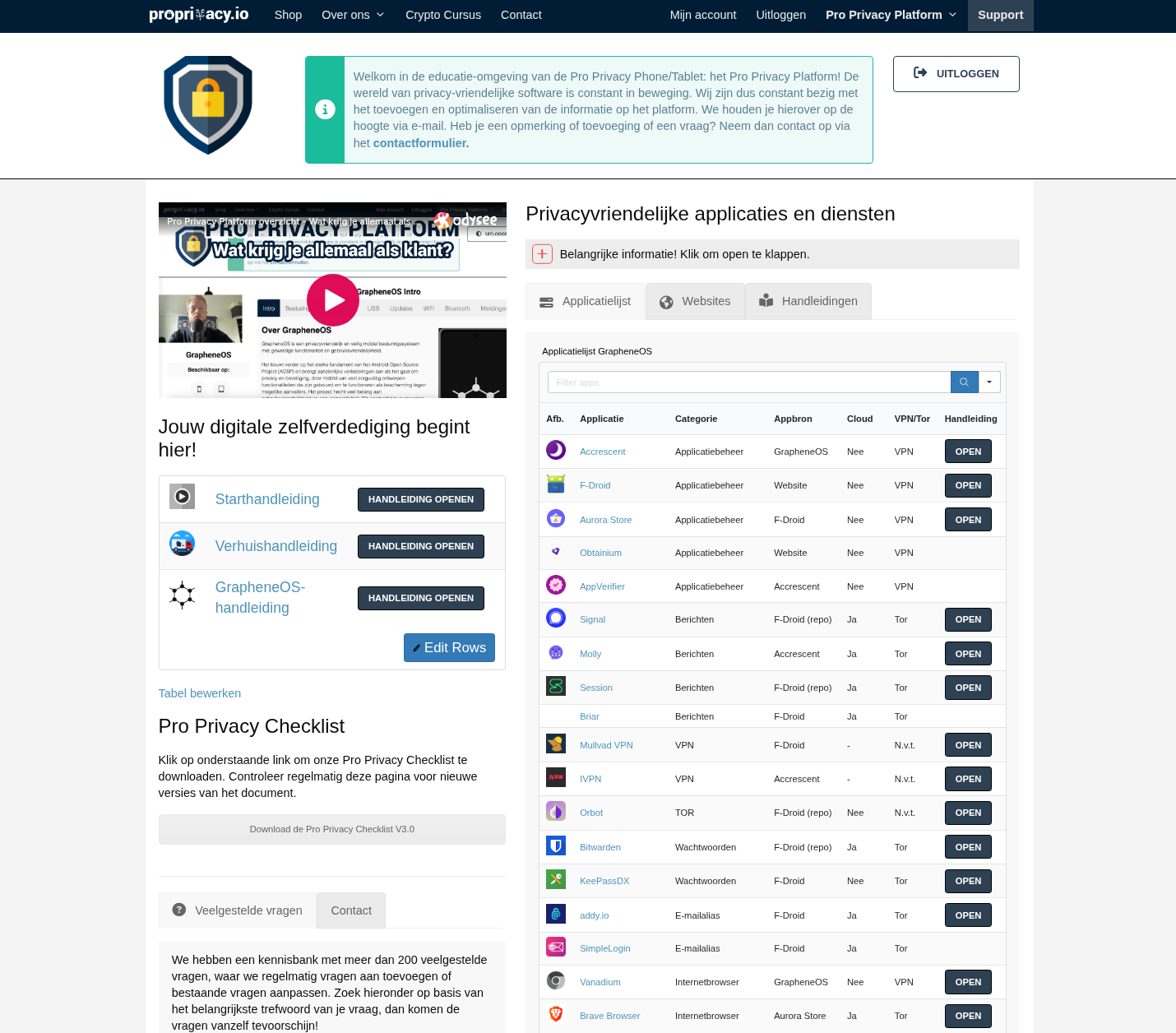 Losse toegang Pro Privacy Phone Platform (inc. ondersteuning) - Afbeelding 1