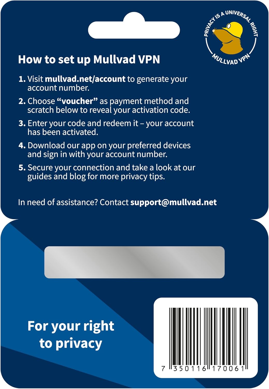 Mullvad VPN Voucher (6 maanden) - Afbeelding 2
